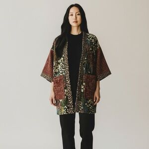 Bespoke Bohemian Mixed Pattern Kimono
